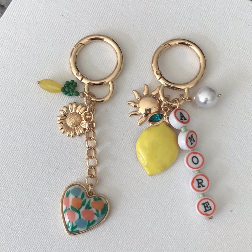 Set of 2 Gold Bag Charms